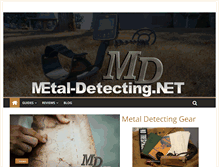 Tablet Screenshot of metal-detecting.net